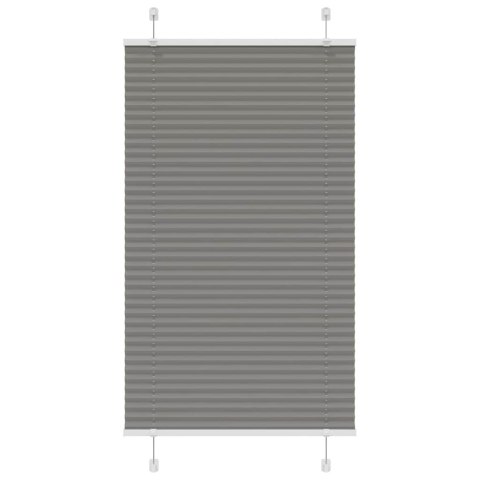 ROLETA PLISOWANA ANTRACYTOWA 70X100CM SZEROKOŚĆ TKANINY 69,4CM