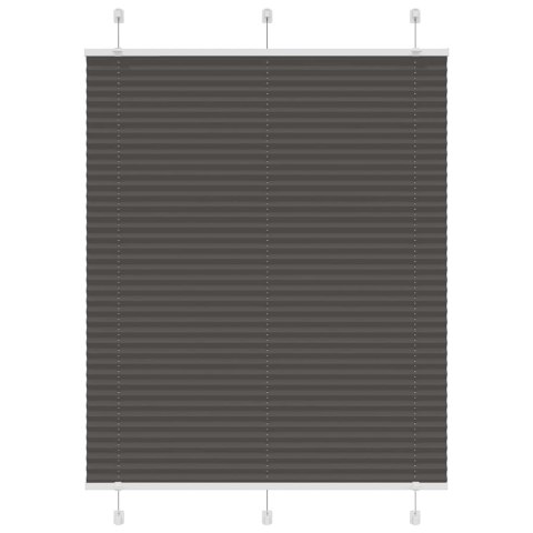 ROLETA PLISOWANA CZARNA 105X150CM SZEROKOŚĆ TKANINY 104,4CM
