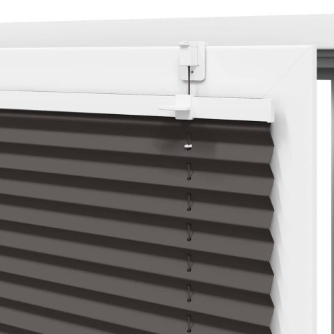 ROLETA PLISOWANA CZARNA 40X150CM SZEROKOŚĆ TKANINY 39,4CM