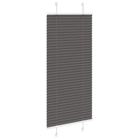 ROLETA PLISOWANA CZARNA 65X100CM SZEROKOŚĆ TKANINY 64,4CM