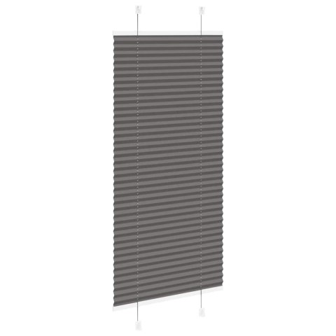 ROLETA PLISOWANA CZARNA 65X100CM SZEROKOŚĆ TKANINY 64,4CM