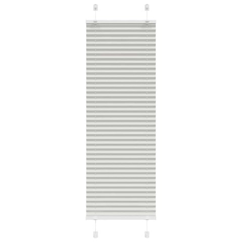 ROLETA PLISOWANA JASNOSZARA 40X100CM SZEROKOŚĆ TKANINY 39,4CM