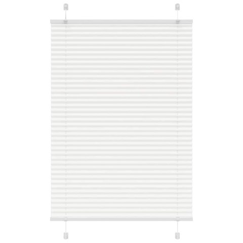 ROLETA PLISOWANA BIAŁA 100X100CM SZEROKOŚĆ TKANINY 99,4CM