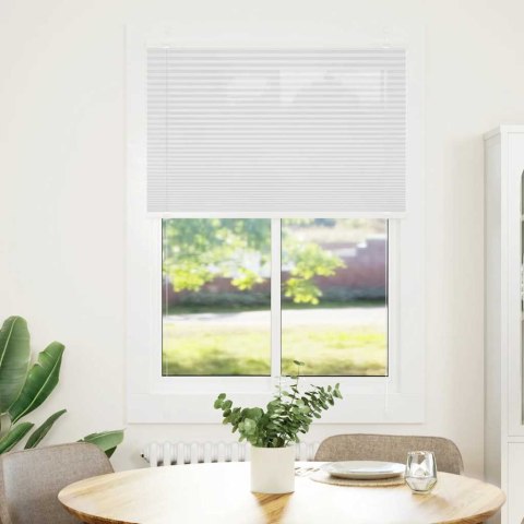 ROLETA PLISOWANA BIAŁA 100X100CM SZEROKOŚĆ TKANINY 99,4CM