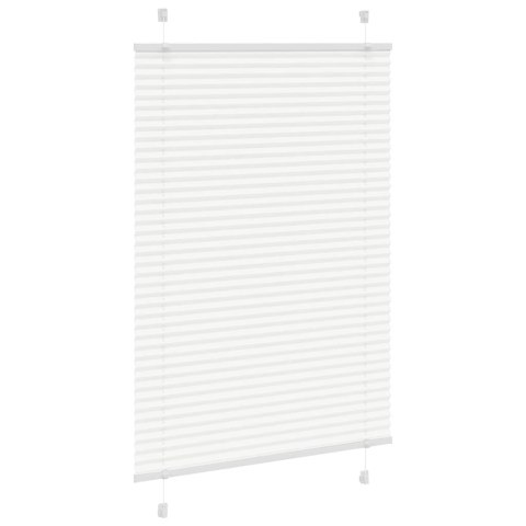 ROLETA PLISOWANA BIAŁA 100X100CM SZEROKOŚĆ TKANINY 99,4CM