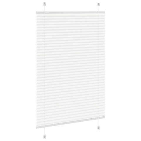 ROLETA PLISOWANA BIAŁA 100X100CM SZEROKOŚĆ TKANINY 99,4CM