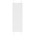 ROLETA PLISOWANA BIAŁA 40X150CM SZEROKOŚĆ TKANINY 39,4CM