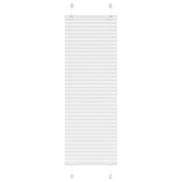 ROLETA PLISOWANA BIAŁA 40X150CM SZEROKOŚĆ TKANINY 39,4CM