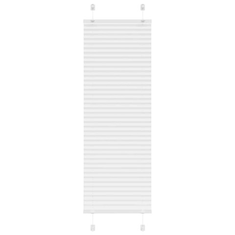 ROLETA PLISOWANA BIAŁA 40X150CM SZEROKOŚĆ TKANINY 39,4CM
