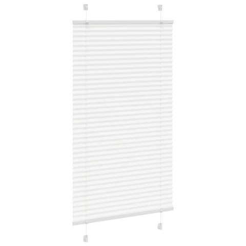 ROLETA PLISOWANA BIAŁA 75X150CM SZEROKOŚĆ TKANINY 74,4CM