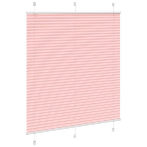 ROLETA PLISOWANA RÓŻOWA 120X100CM SZEROKOŚĆ TKANINY 119,4CM