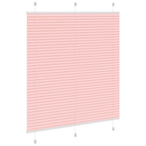 ROLETA PLISOWANA RÓŻOWA 120X100CM SZEROKOŚĆ TKANINY 119,4CM