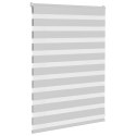 ROLETA ZEBRA JASNOSZARA SZEROKOŚĆ TKANINY 100,9CM POLIESTER