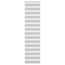 ROLETA ZEBRA JASNOSZARA SZEROKOŚĆ TKANINY 55,9CM POLIESTER