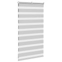 ROLETA ZEBRA JASNOSZARA SZEROKOŚĆ TKANINY 65,9CM POLIESTER