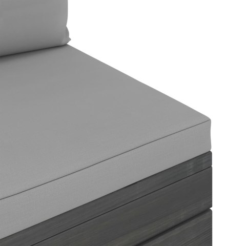 2-CZ. ZESTAW MEBLI Z PALET DO OGRODU Z PODUSZKAMI SOSNA