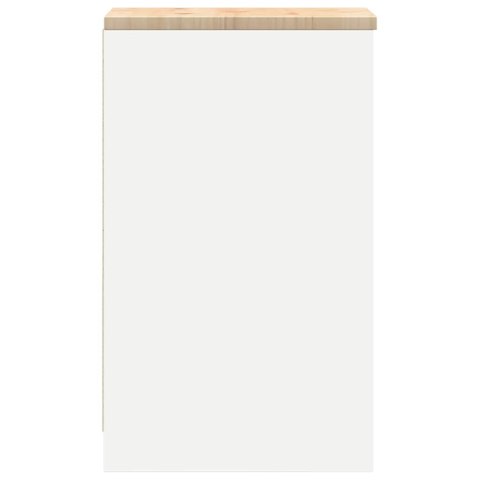 GARAŻOWA SZAFKA DO PRZECHOWYWANIA BIAŁA 30X51X85CM