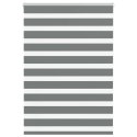 ROLETA ZEBRA CIEMNOSZARA SZEROKOŚĆ TKANINY 100,9CM POLIESTER