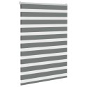 ROLETA ZEBRA CIEMNOSZARA SZEROKOŚĆ TKANINY 100,9CM POLIESTER
