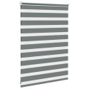 ROLETA ZEBRA CIEMNOSZARA SZEROKOŚĆ TKANINY 100,9CM POLIESTER
