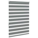 ROLETA ZEBRA CIEMNOSZARA SZEROKOŚĆ TKANINY 105,9CM POLIESTER