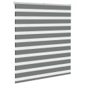 ROLETA ZEBRA CIEMNOSZARA SZEROKOŚĆ TKANINY 120,9CM POLIESTER