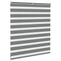 ROLETA ZEBRA CIEMNOSZARA SZEROKOŚĆ TKANINY 120,9CM POLIESTER