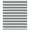 ROLETA ZEBRA CIEMNOSZARA SZEROKOŚĆ TKANINY 130,9CM POLIESTER