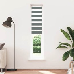 ROLETA ZEBRA CIEMNOSZARA SZEROKOŚĆ TKANINY 35,9CM POLIESTER
