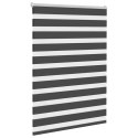 ROLETA ZEBRA CZARNA SZEROKOŚĆ TKANINY 105,9CM POLIESTER