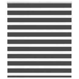 ROLETA ZEBRA CZARNA SZEROKOŚĆ TKANINY 120,9CM POLIESTER