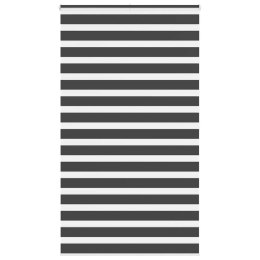 ROLETA ZEBRA CZARNA SZEROKOŚĆ TKANINY 130,9CM POLIESTER