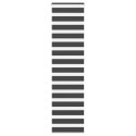 ROLETA ZEBRA CZARNA SZEROKOŚĆ TKANINY 45,9CM POLIESTER