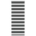 ROLETA ZEBRA CZARNA SZEROKOŚĆ TKANINY 60,9CM POLIESTER