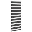 ROLETA ZEBRA CZARNA SZEROKOŚĆ TKANINY 60,9CM POLIESTER