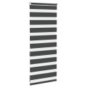 ROLETA ZEBRA CZARNA SZEROKOŚĆ TKANINY 60,9CM POLIESTER