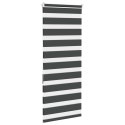 ROLETA ZEBRA CZARNA SZEROKOŚĆ TKANINY 60,9CM POLIESTER