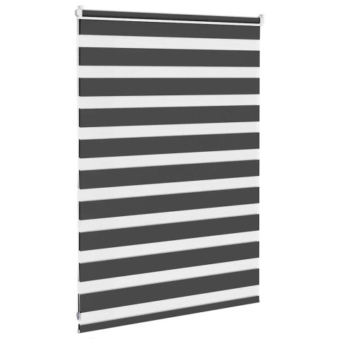 ROLETA ZEBRA CZARNA SZEROKOŚĆ TKANINY 95,9CM POLIESTER
