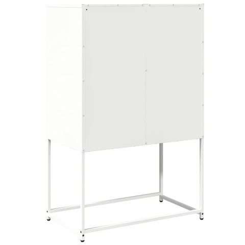 KOMODA BIAŁA 68X39X107CM STAL