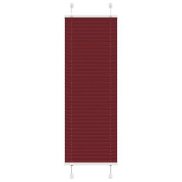 ROLETA PLISOWANA BORDOWY CZERWONY 40X150CM SZEROKOŚĆ TKANINY