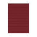 ROLETA PLISOWANA BORDOWY CZERWONY 95X100CM SZEROKOŚĆ TKANINY