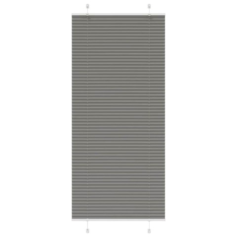 ROLETA PLISOWANA ANTRACYTOWA 100X200CM SZEROKOŚĆ TKANINY 99,4CM