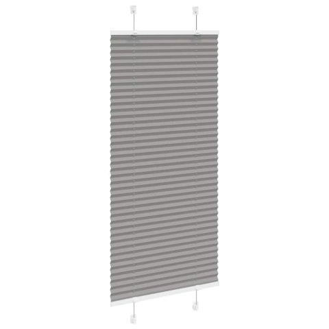 ROLETA PLISOWANA ANTRACYTOWA 65X150CM SZEROKOŚĆ TKANINY 64,4CM