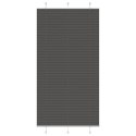 ROLETA PLISOWANA CZARNA 105X200CM SZEROKOŚĆ TKANINY 104,4CM