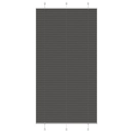 ROLETA PLISOWANA CZARNA 105X200CM SZEROKOŚĆ TKANINY 104,4CM