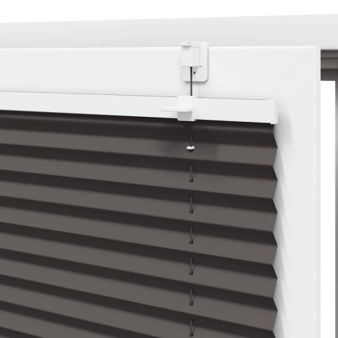 ROLETA PLISOWANA CZARNA 40X100CM SZEROKOŚĆ TKANINY 39,4CM