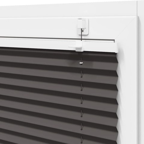 ROLETA PLISOWANA CZARNA 40X100CM SZEROKOŚĆ TKANINY 39,4CM