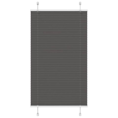 ROLETA PLISOWANA CZARNA 70X150CM SZEROKOŚĆ TKANINY 69,4CM
