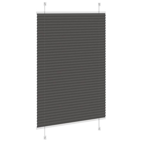 ROLETA PLISOWANA CZARNA 85X100CM SZEROKOŚĆ TKANINY 84,4CM