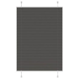 ROLETA PLISOWANA CZARNA 85X150CM SZEROKOŚĆ TKANINY 84,4CM